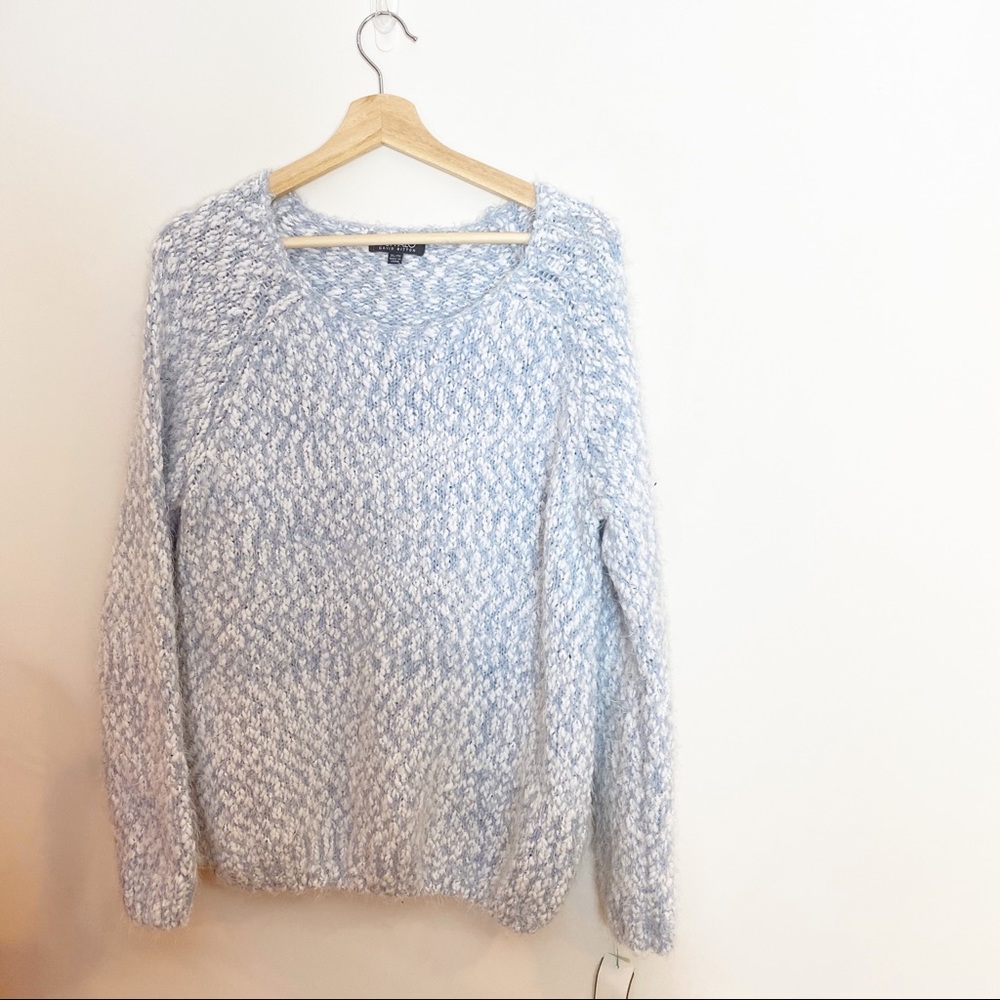 Buffalo by David Bitton eyelash sweater blue‎ white size XL